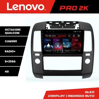 Navigatie Nissan Navara Pathfinder 2005-2010 Lenovo Kit-NAV5 8 core QLED 2K 8+256 360 Android Waze USB Navigatie Internet Youtube Radio CarStore Techn