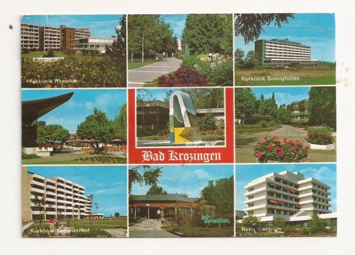SG1 - Carte Postala - Germania- Bad Krosingen, Circulata 1984