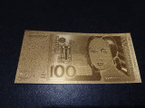 Bancnota 100 Mark Replică Gold, iShoot