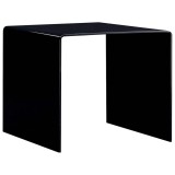 Cumpara ieftin Masuta de cafea, negru, 50x50x45 cm, sticla securizata