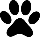 Cumpara ieftin Sticker Auto, Amprenta Animal, 25 cm, 12249ST, Oem