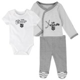 Los Angeles Kings body de copii 3 Piece Set - Batole 3-6 Měs&iacute;ců