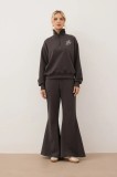 Bizuu pantaloni de trening ZEIA culoarea maro, uni, ZEIA BRĄZOWY
