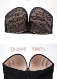 BRA154-152 Sutien elegant stil balconette, decorat cu dantela