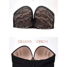 BRA154-152 Sutien elegant stil balconette, decorat cu dantela