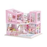 Casa in miniatura 3D, First love, DIY, 23x18x18.7cm