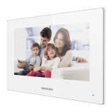 Monitor videointerfon TCP/IP Wireless, Touch Screen TFT LCD 7inch , alb - HIKVISION DS-KH6320-WTE1-W