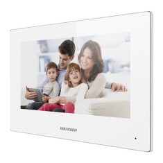 Monitor videointerfon TCP/IP Wireless, Touch Screen TFT LCD 7inch , alb - HIKVISION DS-KH6320-WTE1-W