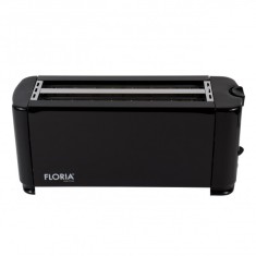 Prajitor paine Floria long slot 4 felii 1300W Negru Zilan ZLN2706
