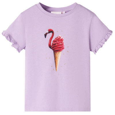 Tricou de copii, liliac, 104 foto