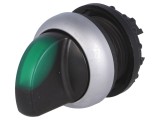 Comutator Rotativ 22mm Verde 2 Poz.