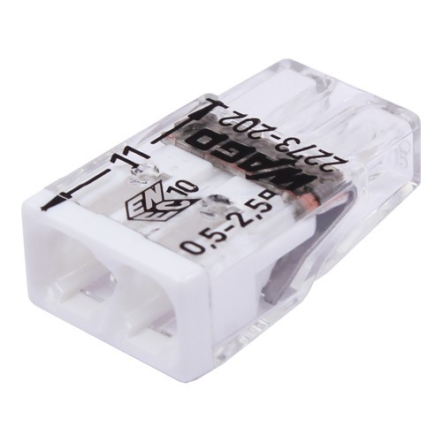 Conector compact de imbinare, 2 fire, max. 2.5 mm&sup2; (100 buc.) - WAGO 2273-202 SafetyGuard Surveillance