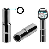 TOTAL - CHEIE TUBULARA LUNGA - 1/2&quot;, 21MM (INDUSTRIAL) PowerTool TopQuality