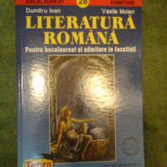 LITERATURA ROMANA - DUMITRU IOAN, VASILE MOLAN