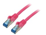Cablu Patch Cord Goobay S/FTP Cat 6a RJ45, Cu Litat, Cod 93703