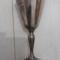 Pahar, pocal metalic, stanta, necesita curatare, h 14 cm