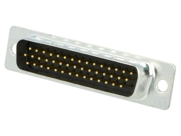Conector D-Sub HD 44 pini, negru