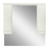 Leziter Dulap suspendat Nerva 105 cm cu oglinda, alb oglinda Mobalis Homvera