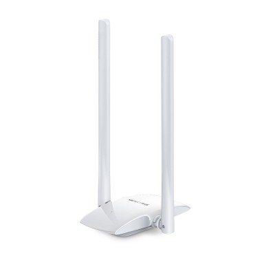 ADAPTOR RETEA MERCUSYS , extern wireless 2.4 GHz, USB 2.0, port, 300 Mbps, antena externa x 2, &amp;quot;MW300UH&amp;quot; (timbru verde 0.18 lei) foto