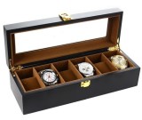 Cumpara ieftin Caset? pentru 6 ceasuri, interior cafeniu - WZ2490, Time Veranda