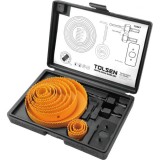 Cumpara ieftin Set de 16 carote inelare pt. lemn, dim 19 mm - 127 mm, H25 mm