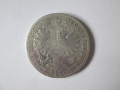 Austro-Ungaria 1 Florin 1873 argint in stare buna foto