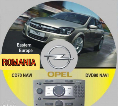 CD DVD GPS Hărți Navigatie OPEL CD70 NAVI DVD90 OPEL Astra H Corsa Vectra Zafira foto
