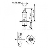 SET 2 BECURI FAR H1 55W 12V VISION PLUS PHILIPS