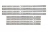 Set barete led , Televizor Panasonic 49 inch , 4 barete cu 5 led-uri si 4 barete cu 4 led-uri