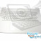 Tastatura Laptop Asus N750J cu Palmrest argintiu si Touchpad