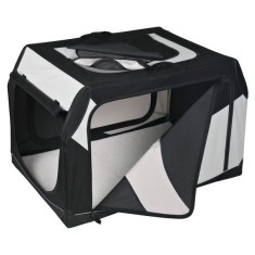 Geanta de transportat caini, cu cadru din metal - 91 x 58 x 61 cm foto