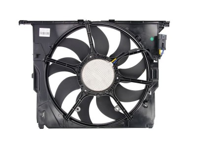 GMV radiator electroventilator BMW Seria 5 F10/F11, 03.2010-2017, 550i, motor 4.4 V8 T, benzina, 850 W; 497 mm; 3 pini foto