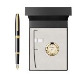 Stilou Sheaffer Sagaris Glossy Black GT cu ceas birou
