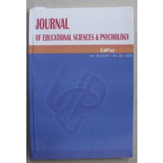 JOURNAL OF EDUCATIONAL SCIENCES and PSYCHOLOGY , NO. 1 B / 2016