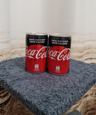 Doze Coca-Cola Mini Zero Zahăr Italia 2016 foto