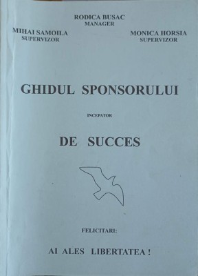 GHIDUL SPONSORULUI INCEPATOR DE SUCCES-RODICA BUSAC-247192 foto