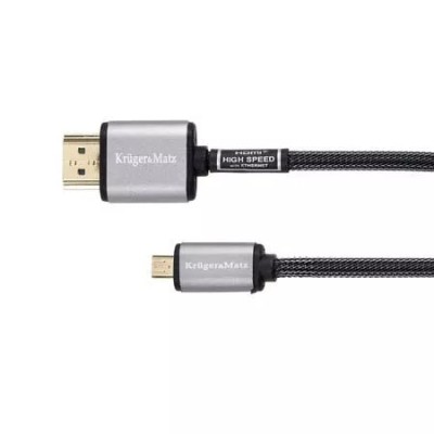 Cablu 2.0 HDMI la micro HDMI D 1.8m Profesional Kruger&amp;amp;Matz foto