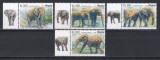 Angola 2018 - Elefanți, Serie cu Tapsuri pe St&acirc;nga, MNH