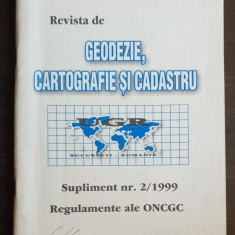 Revista de geodezie, cartografie și cadastru - supliment nr. 2 / 1999