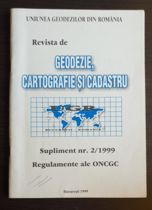 Revista de geodezie, cartografie și cadastru - supliment nr. 2 / 1999