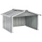 Sopron robot de gazon, gri, 92x97x63cm, otel zincat