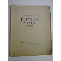 PRIVIND VIATA - G. IBRAILEANU