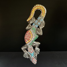 Figurină decorativă șop&acirc;rlă din lemn &ndash; Indonezia