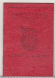 Bnk div Consiliul Central al sindicatelor RPR - carnet de membru
