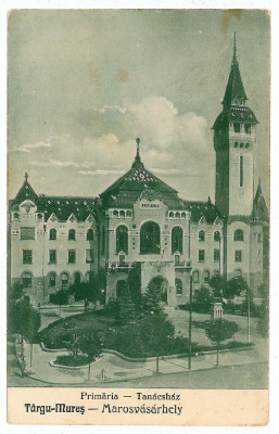 167 - TARGU-MURES, Primaria, Romania - old postcard - used - 1926 foto