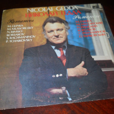 Nicolai Gedda – Romante-din Clasici Rusi- Vinil Melodia, 1980
