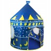 Cort Joaca Copii Castel Kruzzel Luna Stele Albastru 105x135cm + Husa Transport