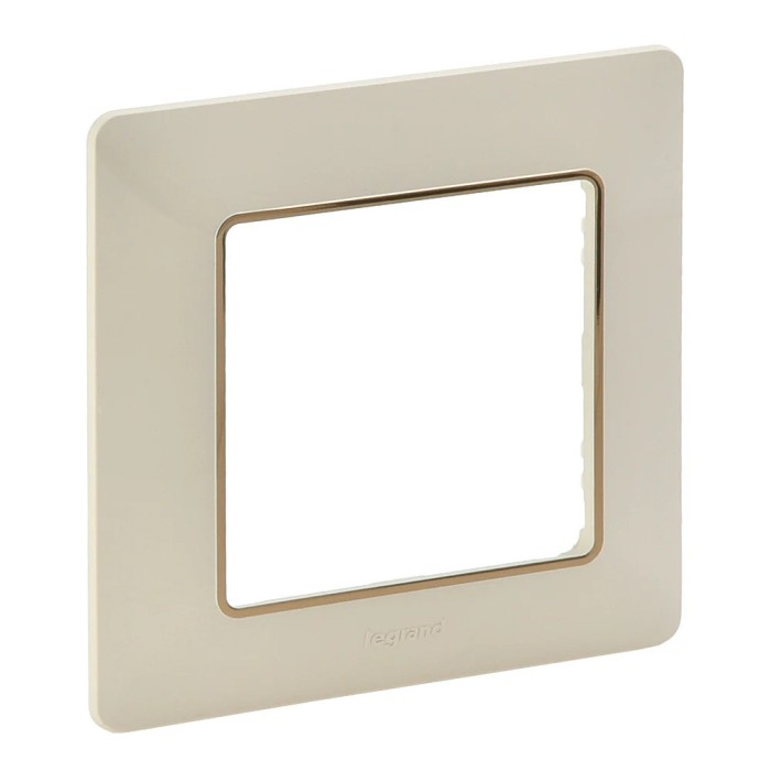 Rama ornament 1 post Legrand Valena Life ivoar auriu 754061