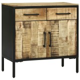 VidaXL Bufet 70x35x70 cm Lemn Solid Brut Mango