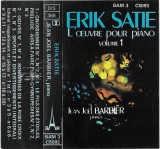Erik Satie / Jean-Jo&euml;l Barbier - L'&OElig;uvre Pour Piano Volume 1, Caseta audio